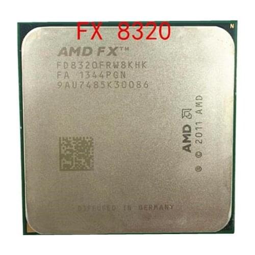 AMD FX-Series FX-8320 3.5 GHz Eight-Core CPU Processor FD8320FRW8KHK Socket AM3