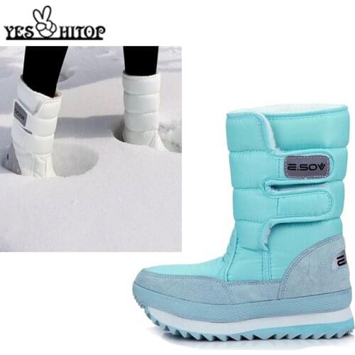 2019 new women shoes ladies snow boots warm waterproof non-slip ladies boots multi-color optional