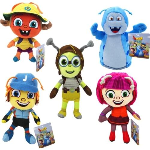 1Pcs 18-20cm Anime Beat bugs Plush Toys Singing Jay Buzz Kumi Toy ladybug Peluche Soft Stuffed Animal Doll For Kids Gifts Dolls