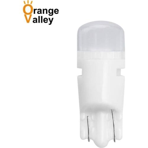 100Pcs T10 W5W 2 LED 2835 194 168 Car Auto Ceramic Interior Lights Wedge parking lights Bulbs for Cars Plate Lamp DC12V 24V