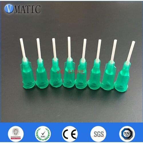 Free Shipping 18G 0.5'' Pp Type Luer Lock Glue Dispenser Dripping Needle Dispenser Adhesive Plastic Needles Tip 1/2 Inch