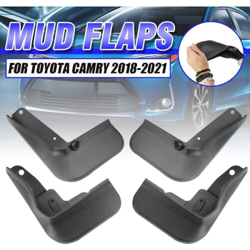 Mud Flaps For Toyota Camry XV70 2018 2019 Fender Mudflaps Splash Guards Mud Flap Front Rear Mudguards Fender Accessories
