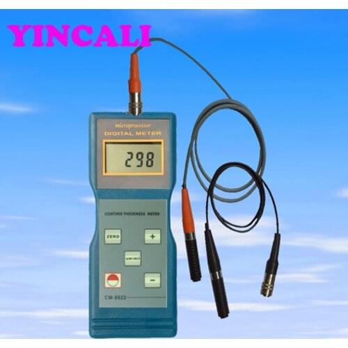 Fast Shipping Coating Thickness Gauge CM-8822 F&NF Type Two Measuring Methods High Resolution Coating Thickness Meter Tester