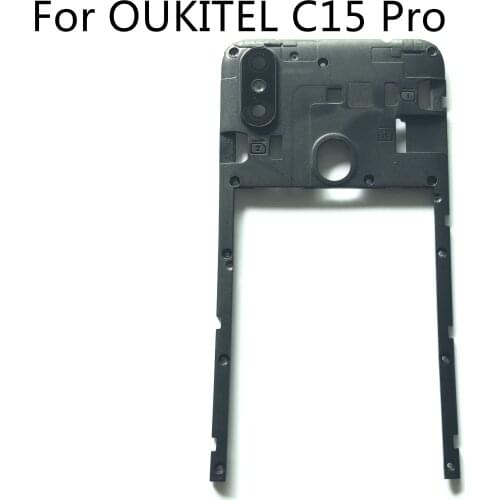 OUKITEL C15 Pro Used Back Frame Shell Case + Camera Glass Lens For OUKITEL C15 Pro Smartphone