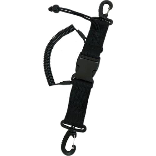 Scuba Diving Dive Snappy Coil Lanyard Camera Webbing Rope Equipment Gear