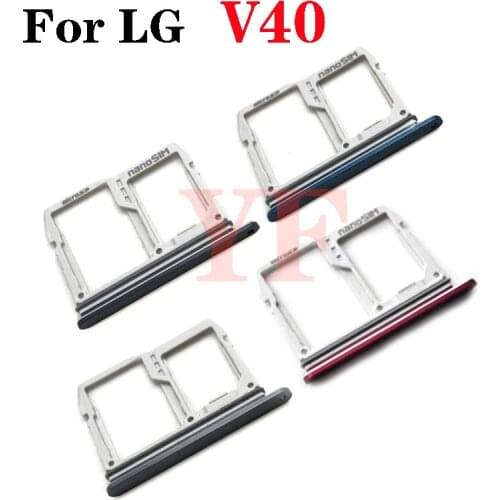 Sim Card Tray Holder For LG V20 V30 V40 V50 Sim & SD Card Slot Holder Adapter Socket Reader Holder Tray Slot Replacement