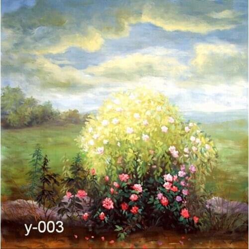 Fantacy Scenic Backdrop Hand Painted Muslin Studio Backdrops/ Background,Free DHL/FedEx/UPS/EMSg. Good Quality