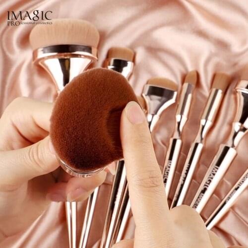 IMAGIC Makeup brushes set Gold handle for Foundation Powder make up brushes pincel maquiagem kabuki brush beauty tools