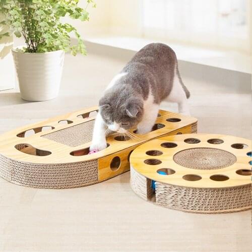Cat Toy Funny Interactive Toys For Cat Pet Kitten Fidget Toys Ball Turntable Claw Sharpener Cat Scratcher Cat Supplies Tower