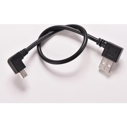 25cm 90 Degree Angled Mini USB Cable Mini USB To USB 2.0 Data Sync Charger Cable For Mobile Phone MP3 MP4 GPS Camera HDD