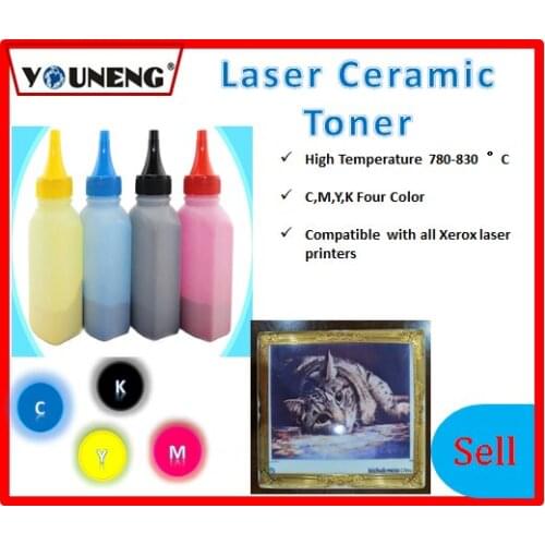 800 degree high temperature color ceramic toner powder Compatible For Ricoh and Xerox model vitrotype Print