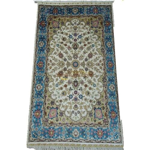 Hand Knotted Red Persian Australian Wool And Silk Rugs Handmade carpets