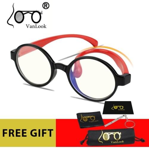 Vanlook Anti Blue Ray Light Blocking Round Kids Screen Glasses for Computer Gamer Kid Boy Girl Child Lunette de Protection Ecran