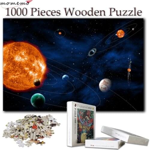 MOMEMO 1000 Pieces Wooden Puzzle Toys for Adults Jigsaw Puzzles 1000 Pieces Puzzle Games for Children Educational Toys