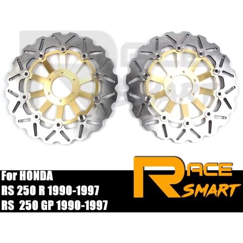 Motorcycle CNC Front Brake Disc Rotors For HONDA RS 250 GP 1990-1997 Brake Disks RS250R RS250GP RS250 R 1991 1992 1993 1994-1996