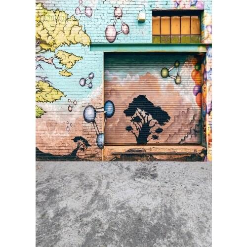 Cartoon wall graffiti street culture abstract non-mainstream art photography background studio photo background