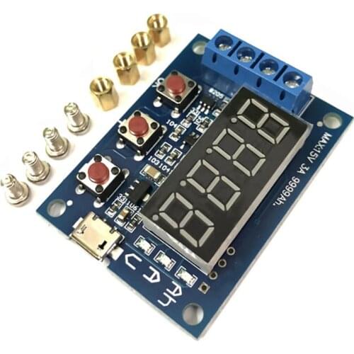 New HW-586 Battery Capacity Tester 1.2V 12V 18650 Lead Acid Li-ion Testing Module