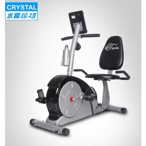 S household magnetron type fitness bicycle dynamic horizontal body-building bicycle exercise rehabilitation lazy car car