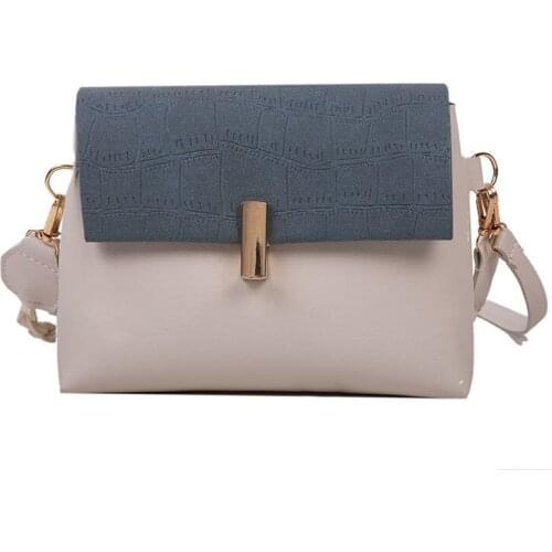 Crossbody Bags for Women Handbag Purse Shoulder Bags Luxury Bag PU Leather Retro Chain Solid Color All-match Fashion 2021 New