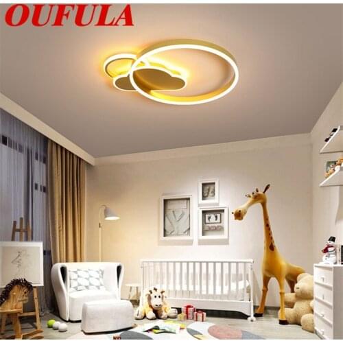OULALA Childrens Ceiling Lamp 220V 110V Cloud Modern Fashion Suitable For Childrens Room Bedroom Kindergarten
