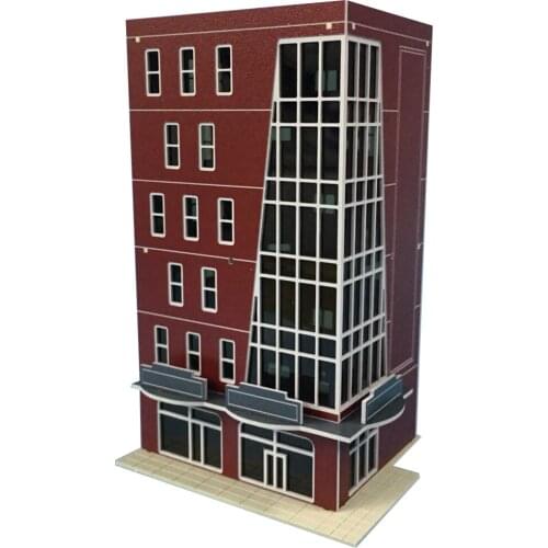 1:150 N Scale Train Sand Table Landscape DIY Assembly Model Office Building Ho Scale Miniatures Landscape - Brown