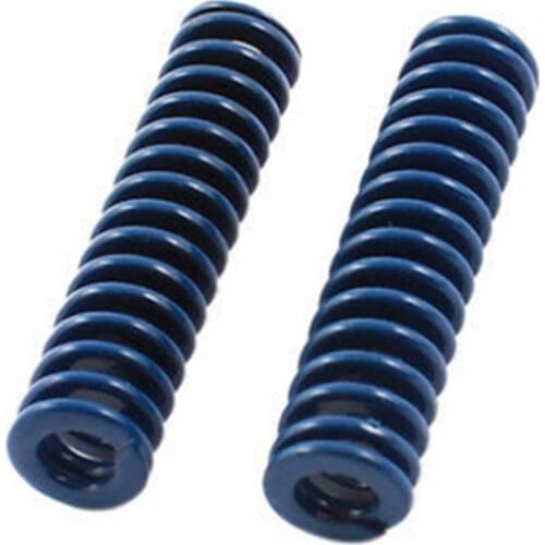 2Pcs Dark Blue Light Load Compression Die Spring 8 x 4 x 20/30/50/60/70/100mm