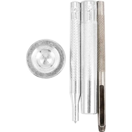 4PCS 831 Type Metal Snap Fasteners Press Studs Button Installation Tools Hand Punch Tool Set DIY Materials Accessories