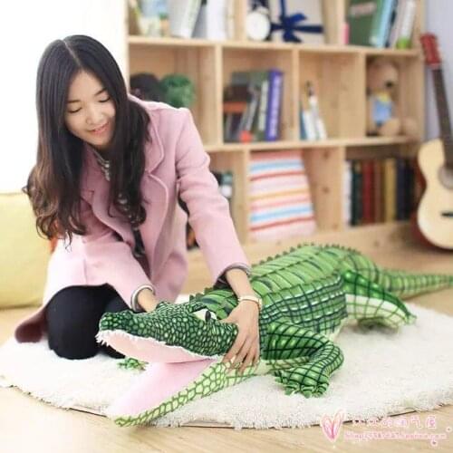 Largest 200cm simulation crocodile soft plush toy sleeping pillow birthday gift h977