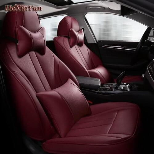 HeXinYan Custom Car Seat Cover for Peugeot 206 207 301 307 408 308 3008 2008 4008 5008 607 206 automobiles accessories