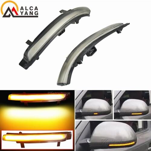 For Skoda Octavia Superb B6 3T 08-14 MK2 1Z 09-13 Car LED Dynamic Turn Signal Light Rearview Indicator Blinker Sequential Lamp