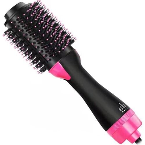 New One Step Hair Dryer and Volumizer 3 in 1 Hot Air Brush Professional Blow Dryer Comb Curling Iron Hair Straightener Brush