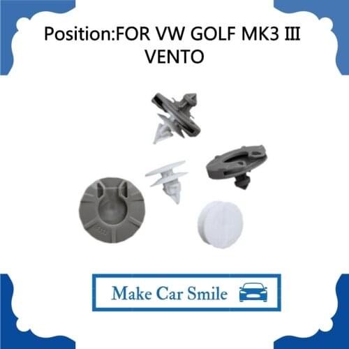 INTERIOR DOOR TRIM PANEL FOR Volkswagen FOR VW GOLF MK3 III VENTO CLIPS X10