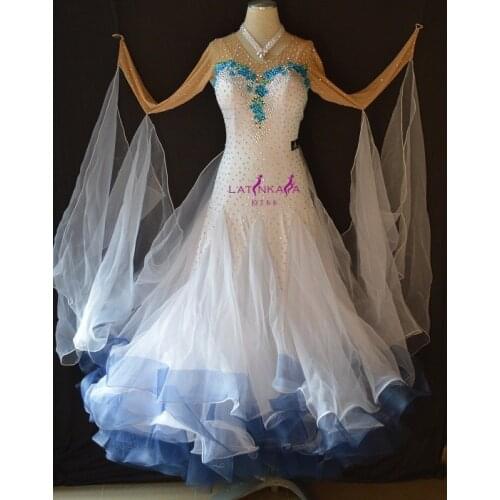 KAKA DANCE B1514,New Ballroom Standard Dance Dress,Waltz Competition Dress,Ballroom Dress,Waltz Dance Dress