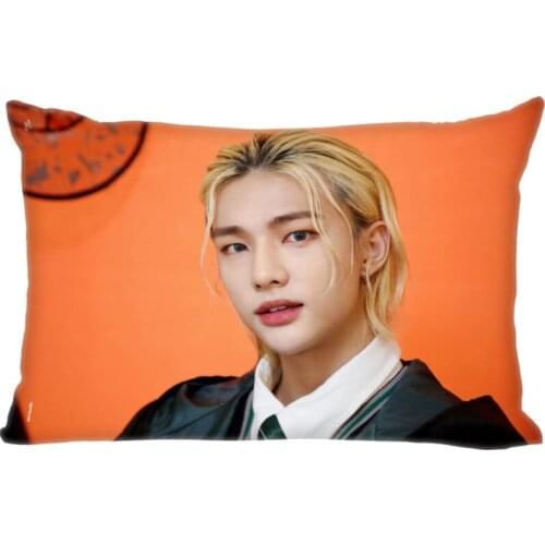 KPOP Hwang Hyunjin Double Sided Rectangle Pillow Covers Bedding Comfortable Cushion/Good For Sofa/Home/Car Pillow Cases