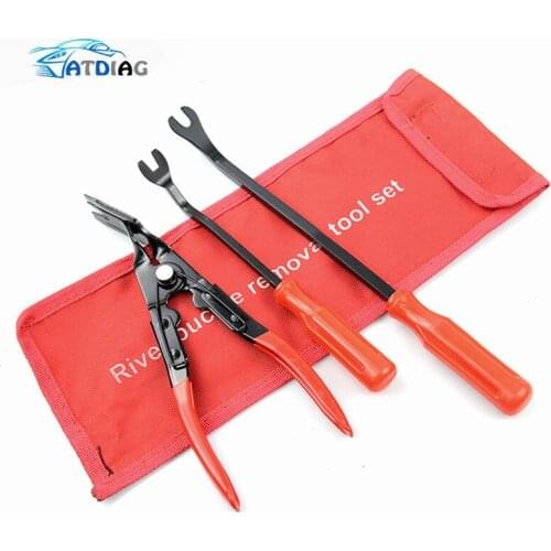 Red Car Trim Removal Tools Kit Auto Panel Dash Audio Radio Removal Installer Repair Pry Tools Kit Fastener Removal tool