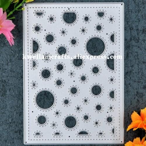 Dots Bubble Metal Die cutting Dies For DIY Scrapbooking Photo Album Embossing Folder 8072663