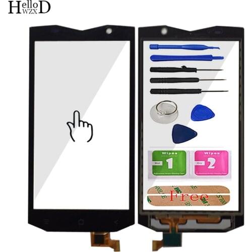 Mobile Touch Screen Front Glass For Blackview BV8000 BV 8000 Lens Sensor Touch Screen Digitizer Panel TouchScreen Tools Adhesive