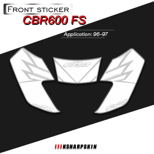 MOTO 3D Gel Stickers Motorcycle Front Fairing Decorative Decal For Honda CBR600FS / FW 1996 1997 cbr600 fs/fw Surrounding
