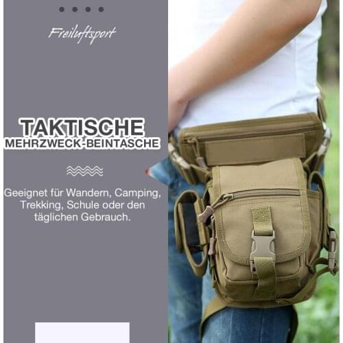 Military Waist Fanny Pack Weapons Tactics Ride Leg Bag For Men Waterproof Drop Utility Thigh Pouch Multi-Purpose Hip Belt