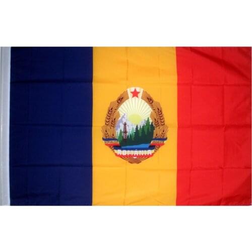 Romania Communist (1952-1965) Flag 90X150CM 3x5FT 120g 100D Polyester High Quality Banner Ensign Free Shipping