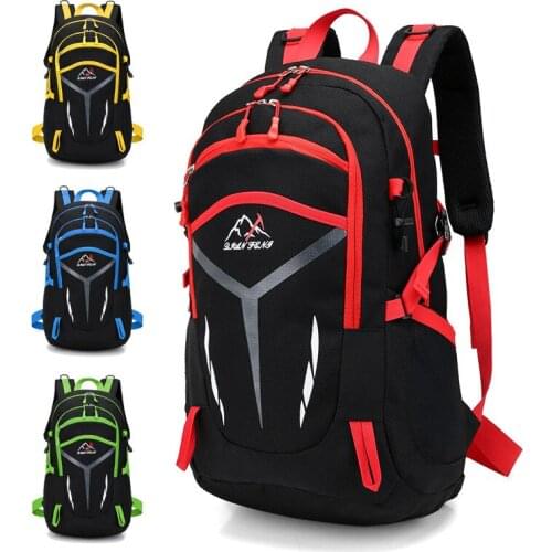 Male Anti-tear Backpacks School Bag Boys For Teenagers Chain Oxford Waterproof Backpack Men Backpack Casual Nylon backpacks 40L