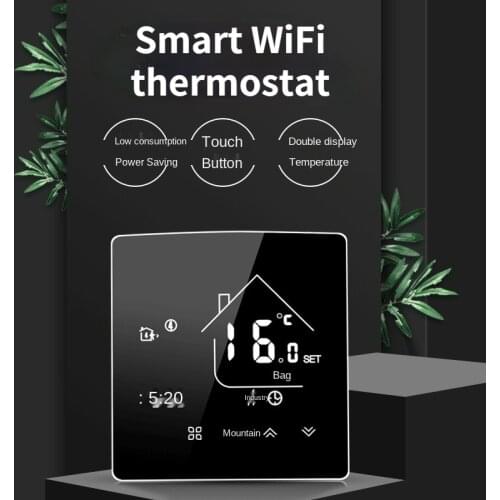 Tuya wifi smart thermostat air conditioning floor heating/Plumbing temperature remote control programmable thermostat smart home