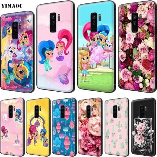 YIMAOC Shimmer Shine Dora Blaze Case for Samsung Galaxy A7 A8 A9 A10 A20 A30 A40 A50 A70 M10 M20 M30 S10e J6 Plus