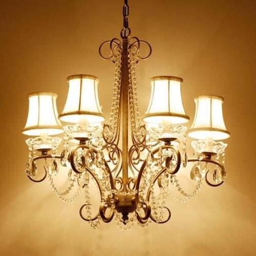 Retro rustic iron chandelier lighting for dining room traditional chandelier Cafe lampada loft American industrial lighting luce