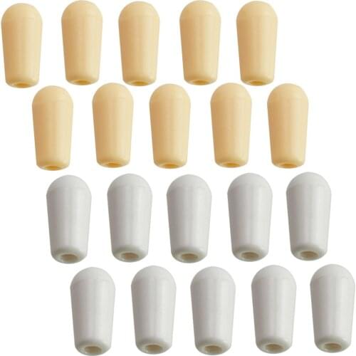 20 Pieces Plastic Guitar 3 Way Switch Knobs Tips 3.5mm For Electric Guitar