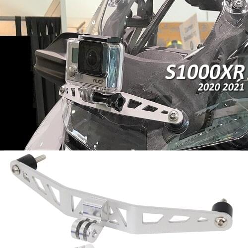 S 1000 XR Motorcycle Accessories Driving Recorder Camera Silver Bracket For BMW S1000XR 2020 2021