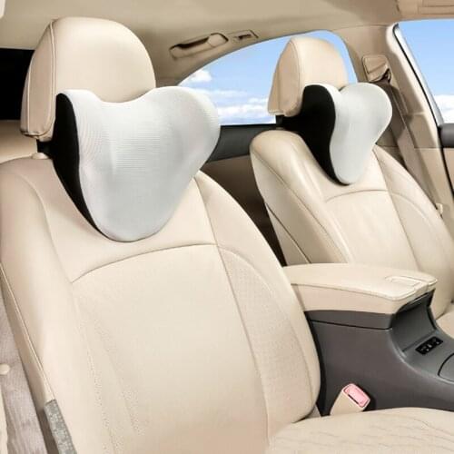 Car Neck Headrest Pillow Cushion Auto Seat Head Support Protector Automobiles Seat Rest Memory Cotton In The Car
