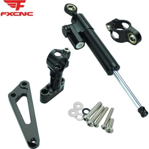For Honda CB600F HORNET 2007 - 2016 2015 2014 Aluminum Motorcycle Stabilizer Damper Steering Mount Bracket Holder Support Kit