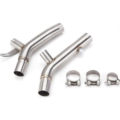For Suzuki GSXR1300 2008-2020 Motorcycle Modified Exhaust Pipe To Return Pressure Drum Muffler Middle Parts System Tube