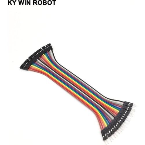 Dupont line 20pcs 15cm 2.54mm 1p-1p Pin Female to Male Color Breadboard Cable Jump Wire Jumper For Arduino